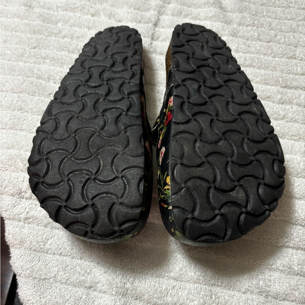 Floral Black Mules by goby - Picture 8 of 8